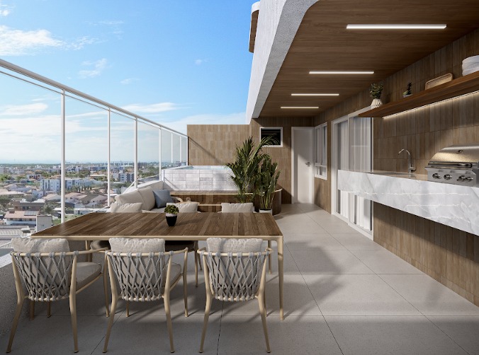 Alto Padrão a 400m da Praia em Ponta de Campina - 5