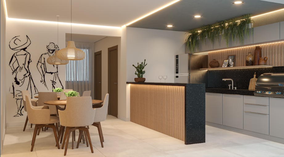 Apartamentos com 2 Quartos, Suíte e Área de Lazer Completa nos Bancários - 3