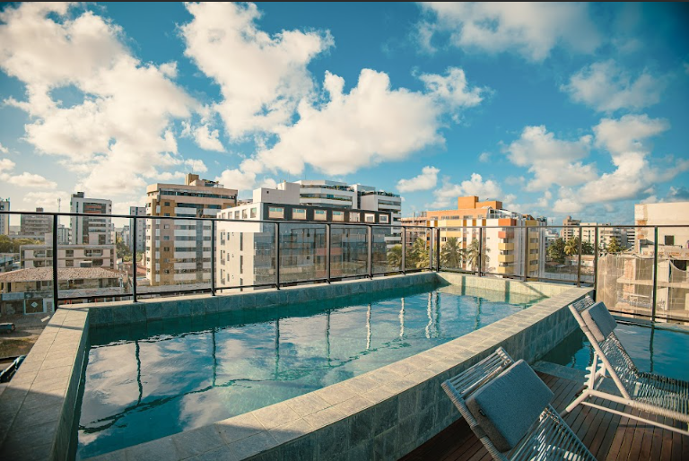 Apartamentos Frente Mar em Intermares com Studios, 2 e 3 Quartos e Rooftop Completo - 4