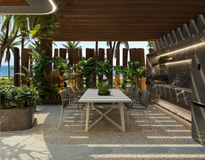 Apartamentos Compactos Próximos ao Mar com Estrutura Moderna de Lazer - 4